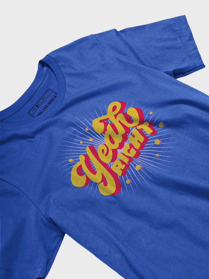 Yeah, Right! Retro Style T-shirt product image (2)