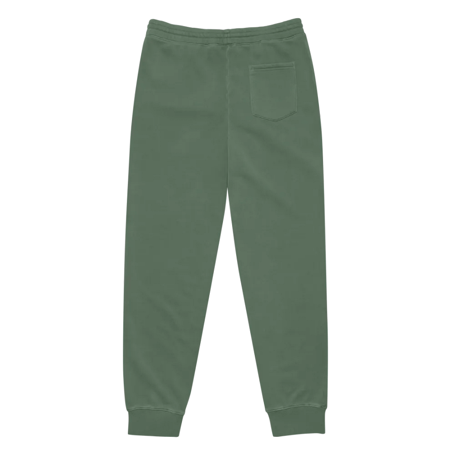 admittedly difficult (green thread) pigment dyed sweatpants product image (4)