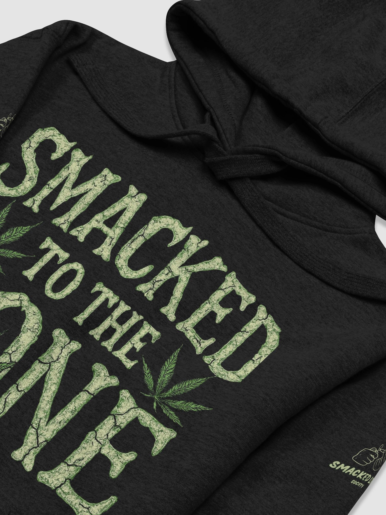 Smacked to the Bone – Halloween Stoner Skeleton Hoodie product image (18)