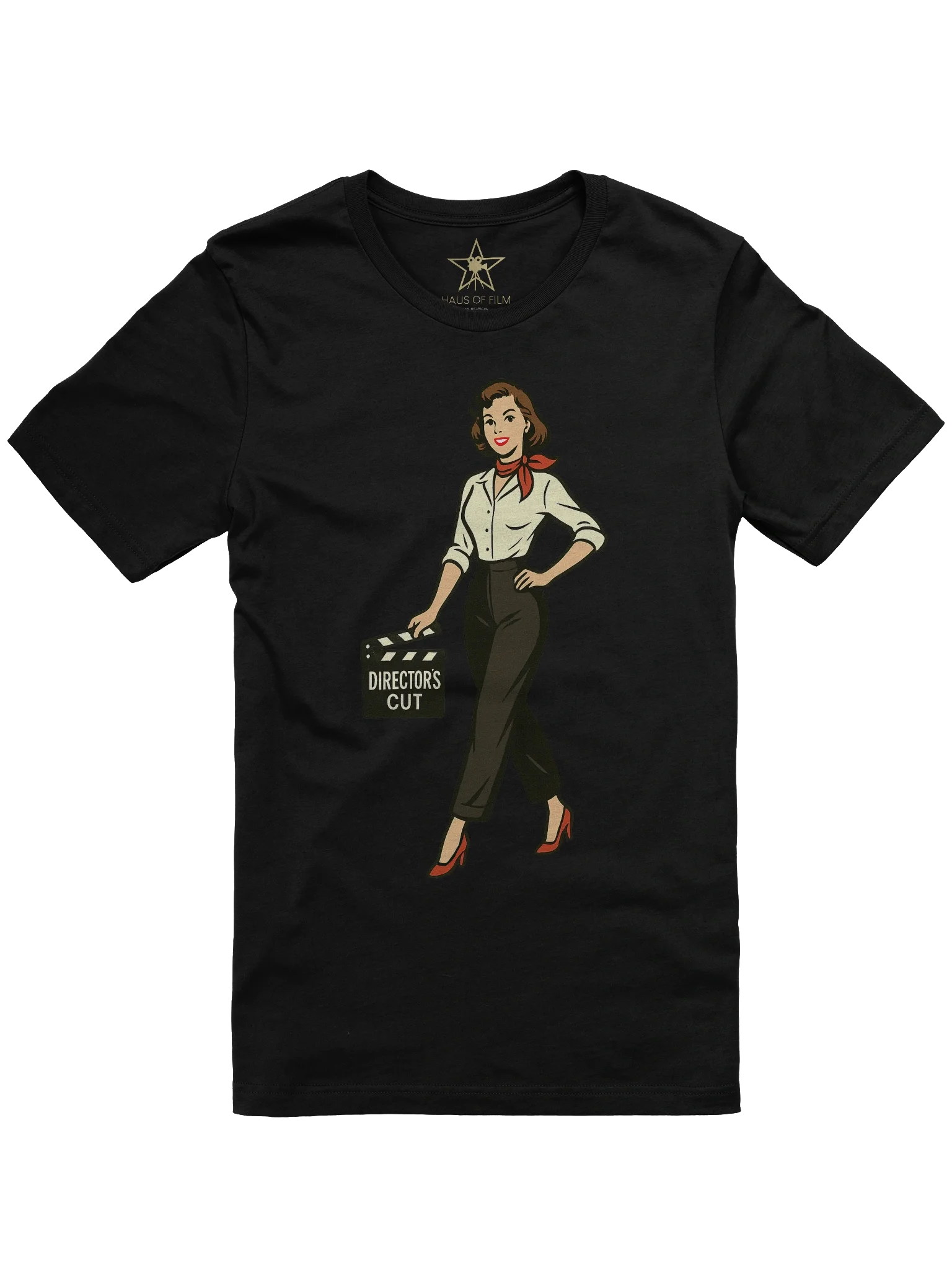 Film Director Pin-up Girl 1940's Retro Concert Tee Fit Unisex T-Shirt product image (1)