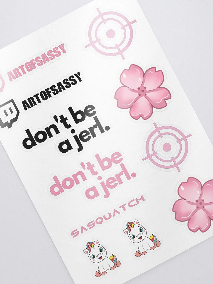 Sassy Sticker Sheet product image (2)