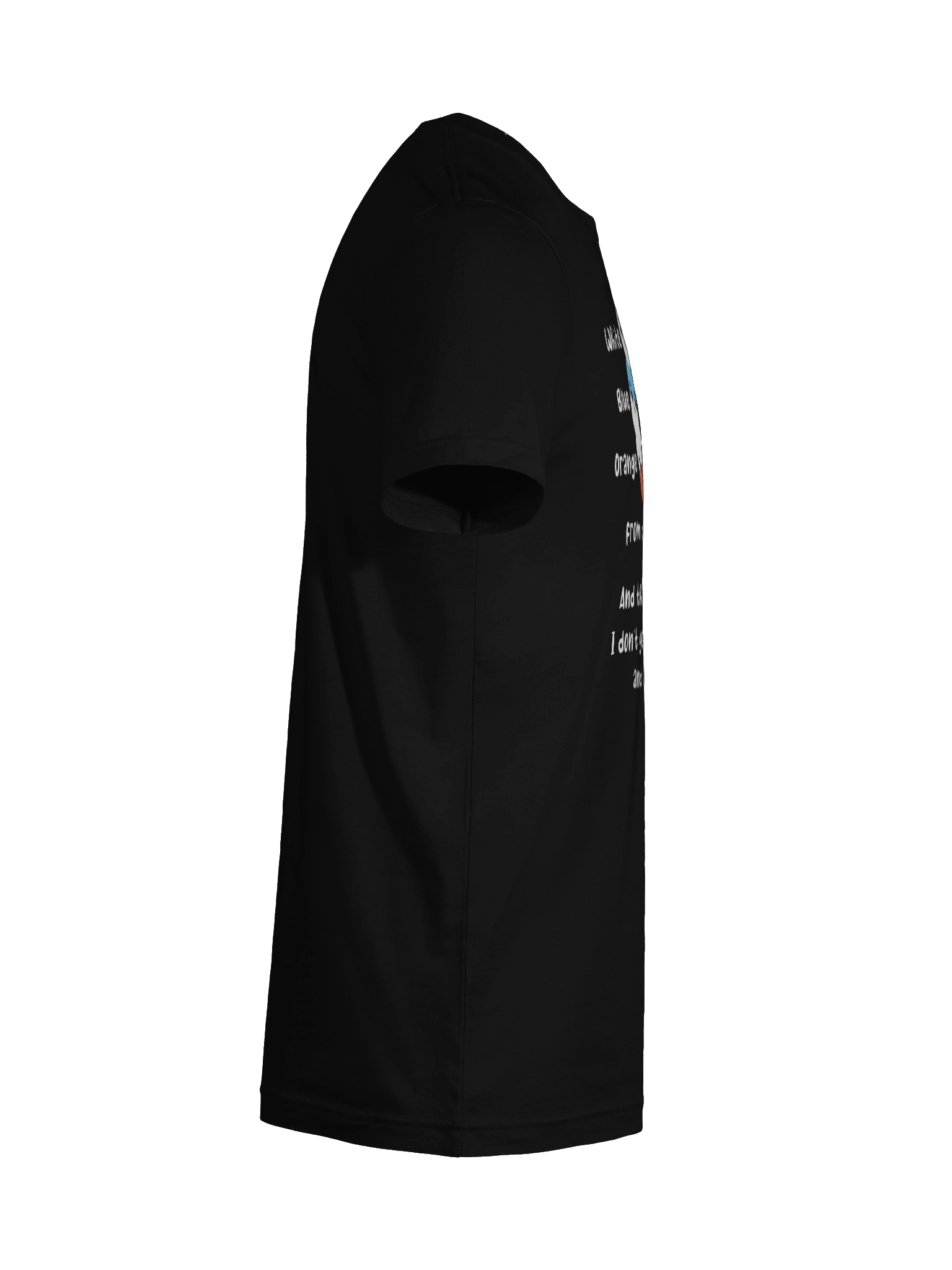 White wakes me up, blue calms me down… Tee product image (12)