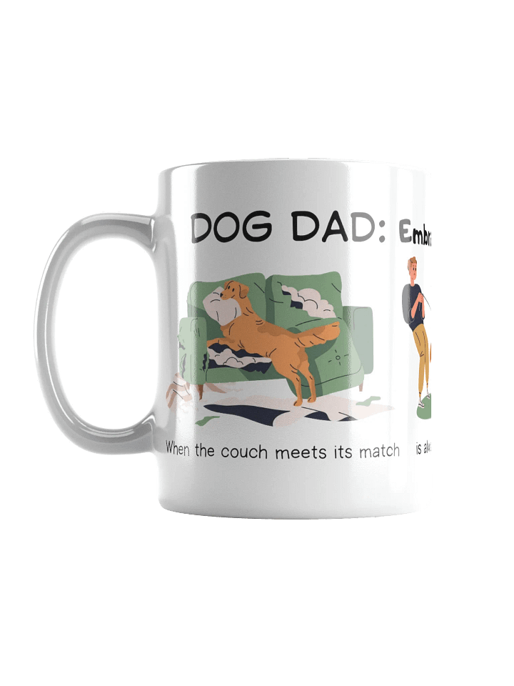 Dog Dad Chaos Ceramic Mug product image (1)