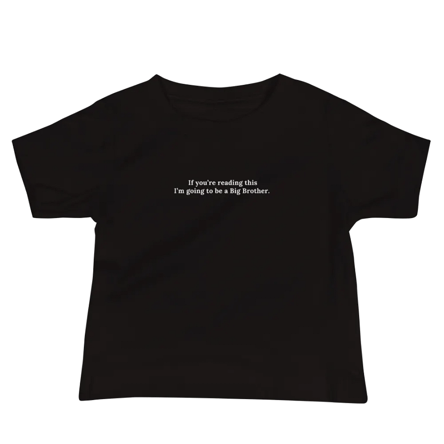 Big Brother To Be - Baby Short Sleeve Dark Tee product image (1)