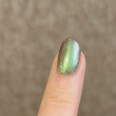 WORD VOMIT - Green Shimmer Silver Plum Shifty Nail Polish product image (8)