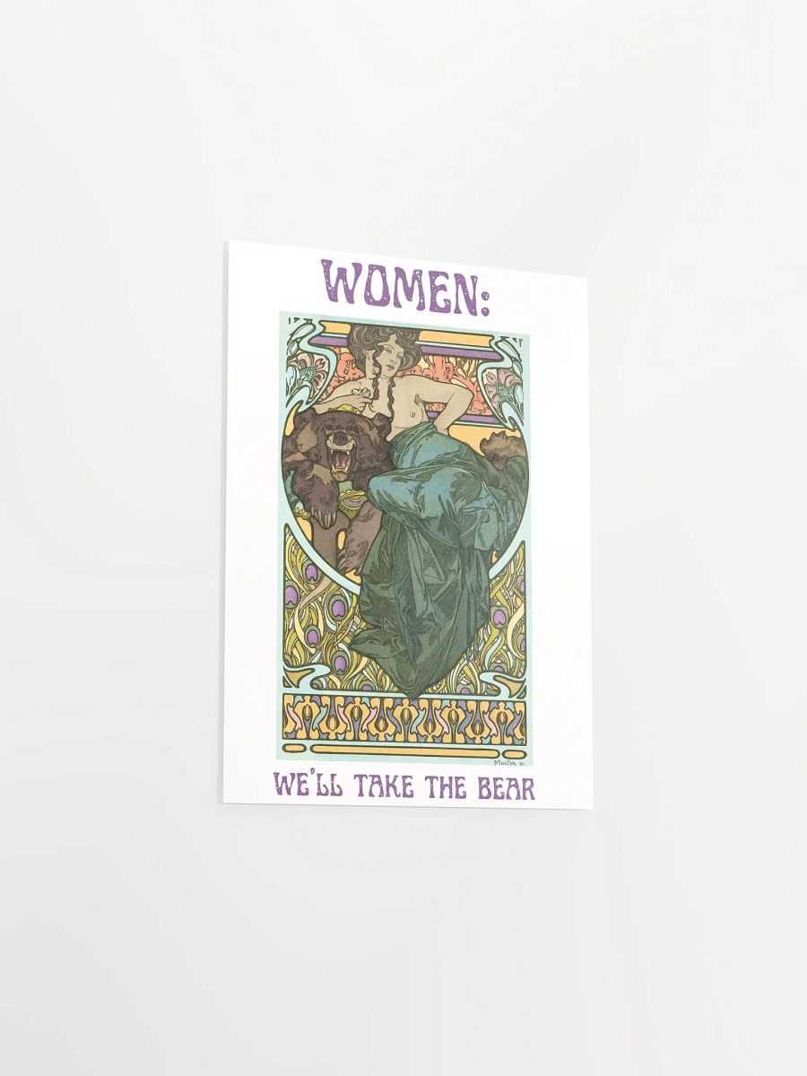 We'll Take The Bear: Retro Art Print product image (7)