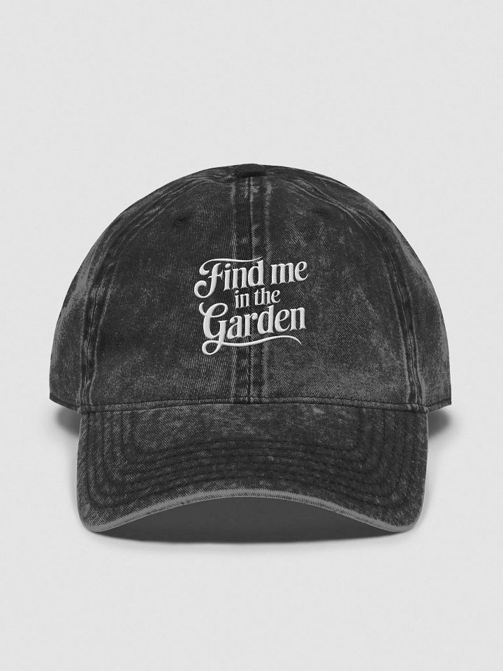 Find Me in the Garden, Vintage Wash Hat product image (1)