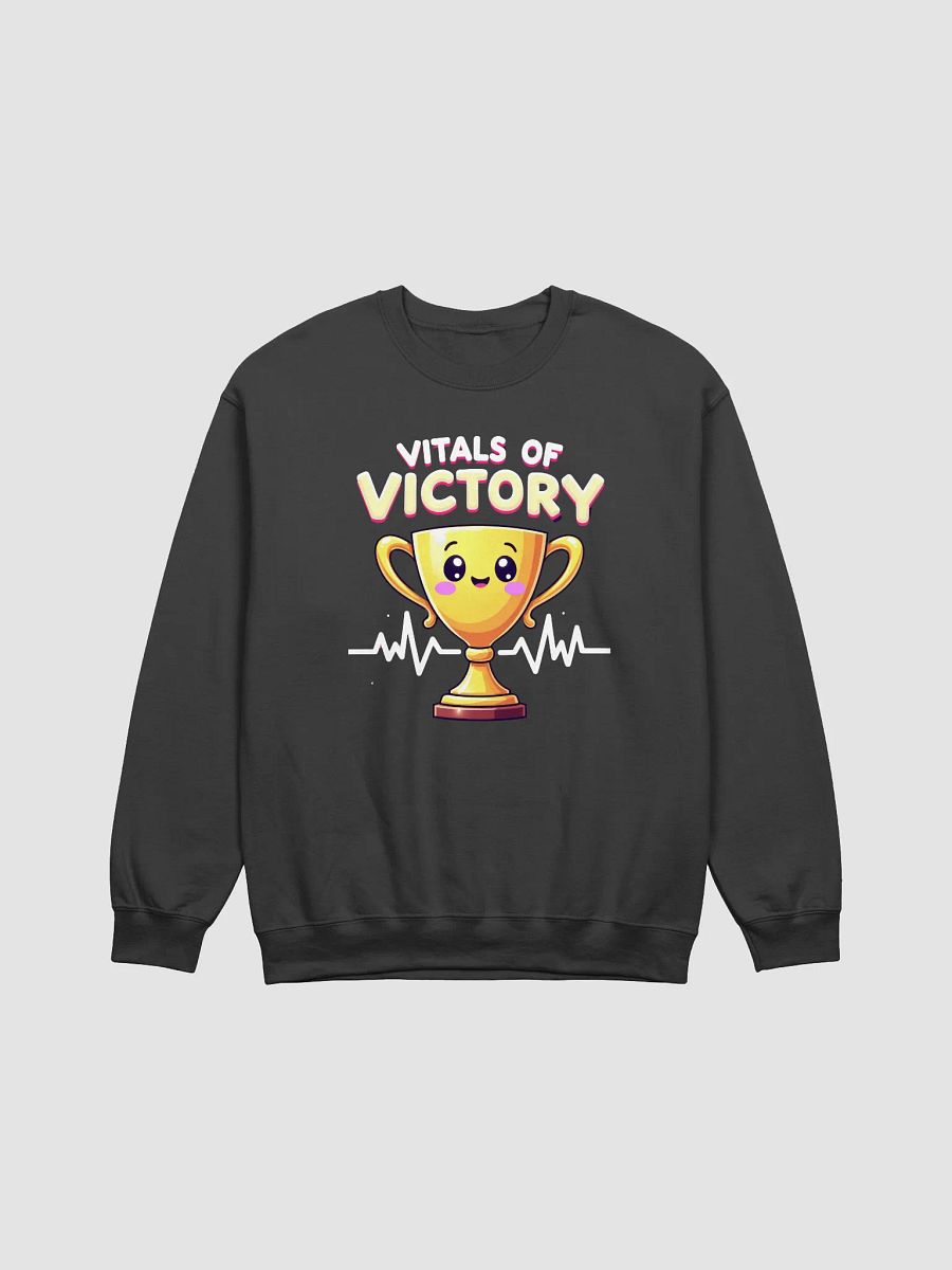heartbeat trophy, Kawaii Vital Victory Trophy Sweatshirt product image (3)