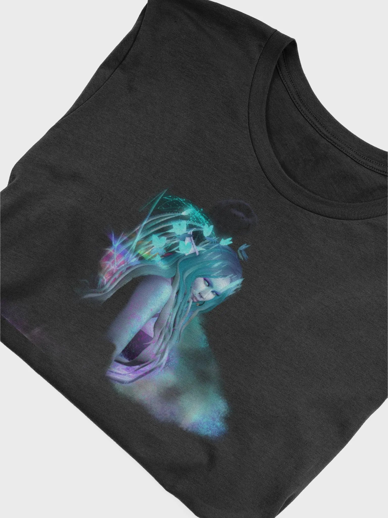 WW lilack Blue fairy particles Bella+Canvas Supersoft T-Shirt unisex product image (4)