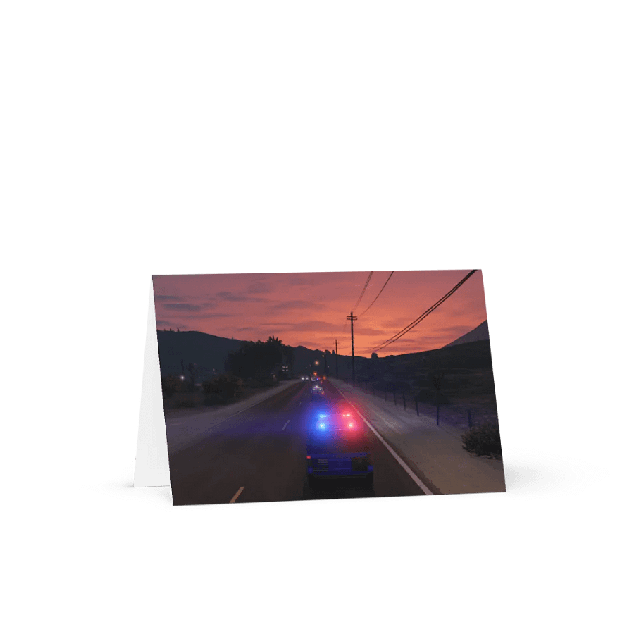 Sunset Sentinel Greeting Card product image (1)
