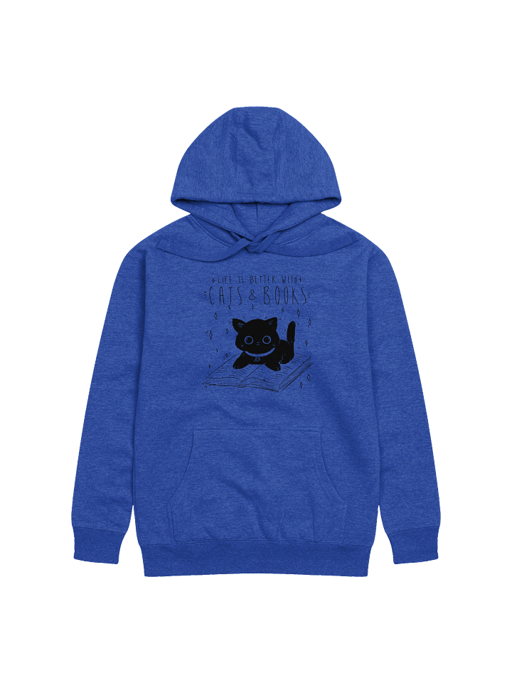Cats and Books Unisex Premium Hoodie product image (10)