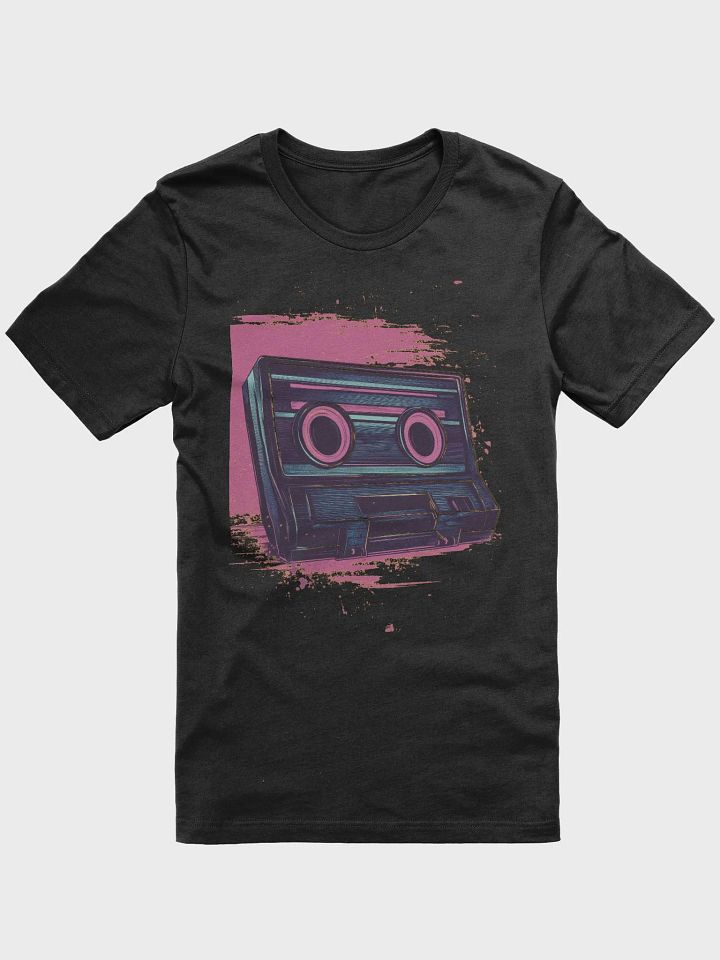 Vintage Vibe Cassette Tape (Black/white T-shirt) product image (1)