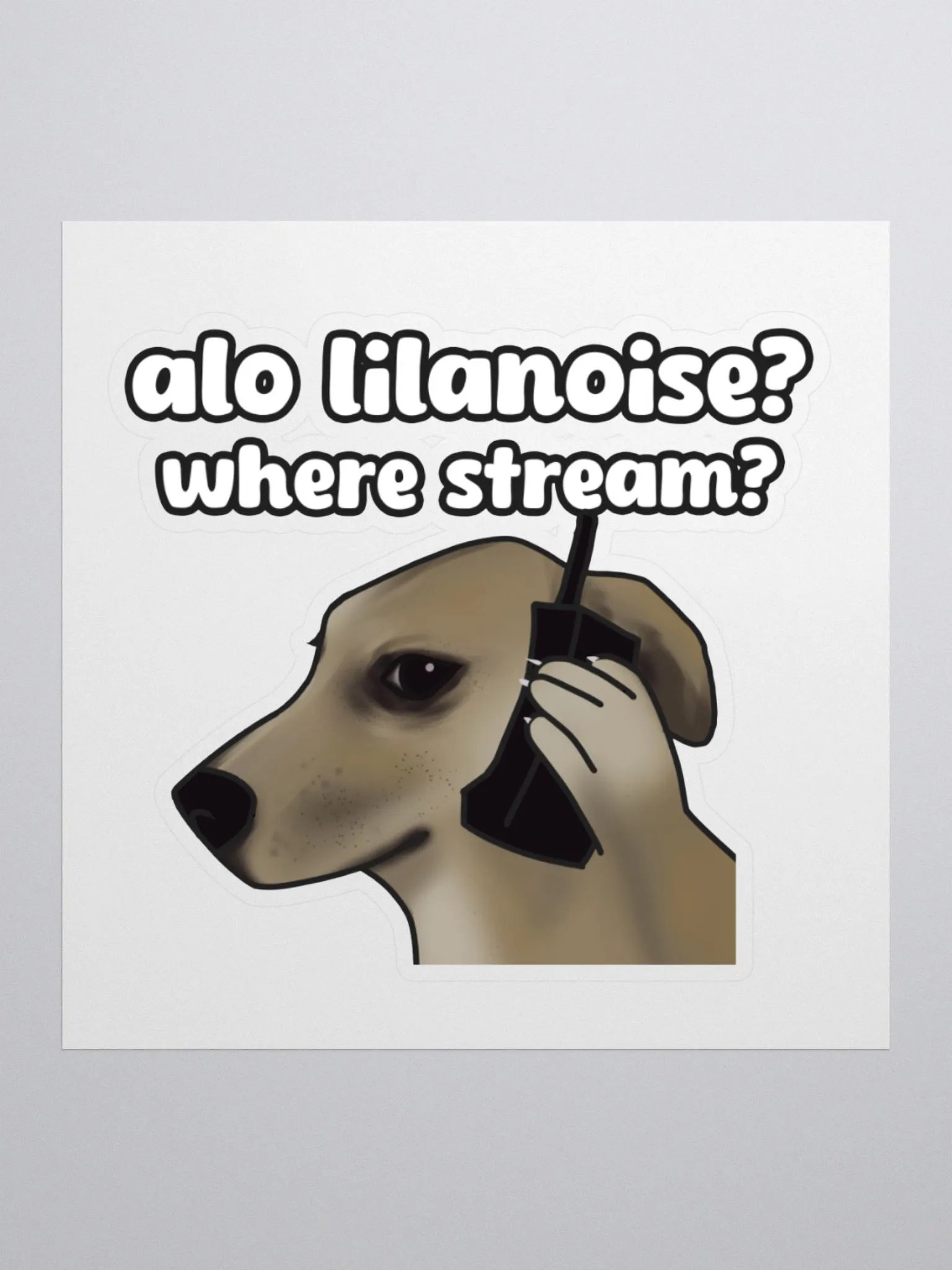 alo Lilanoise? Sticker product image (1)