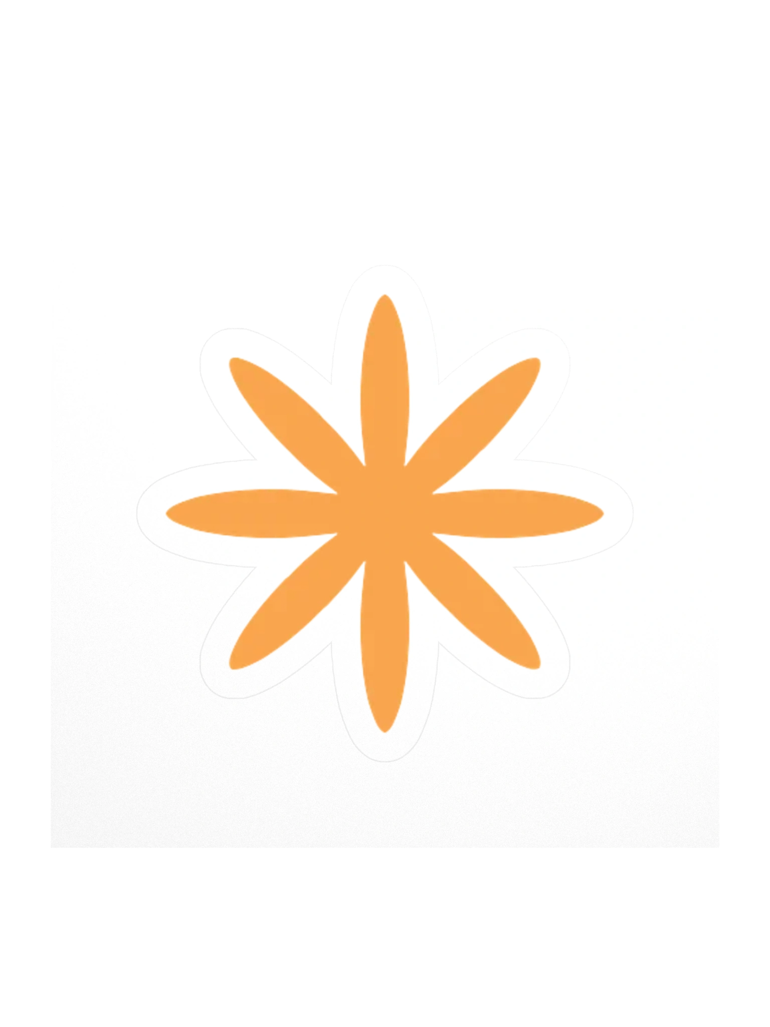 Daddy Fwowah Kiss Cut Sticker product image (1)