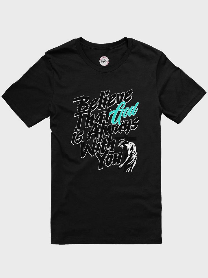 God Is Always With You T-Shirt (Blue) product image (1)