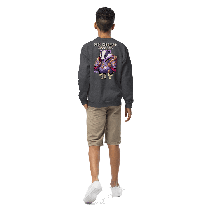 Majestic Badger Emblem Youth Sweatshirt product image (11)