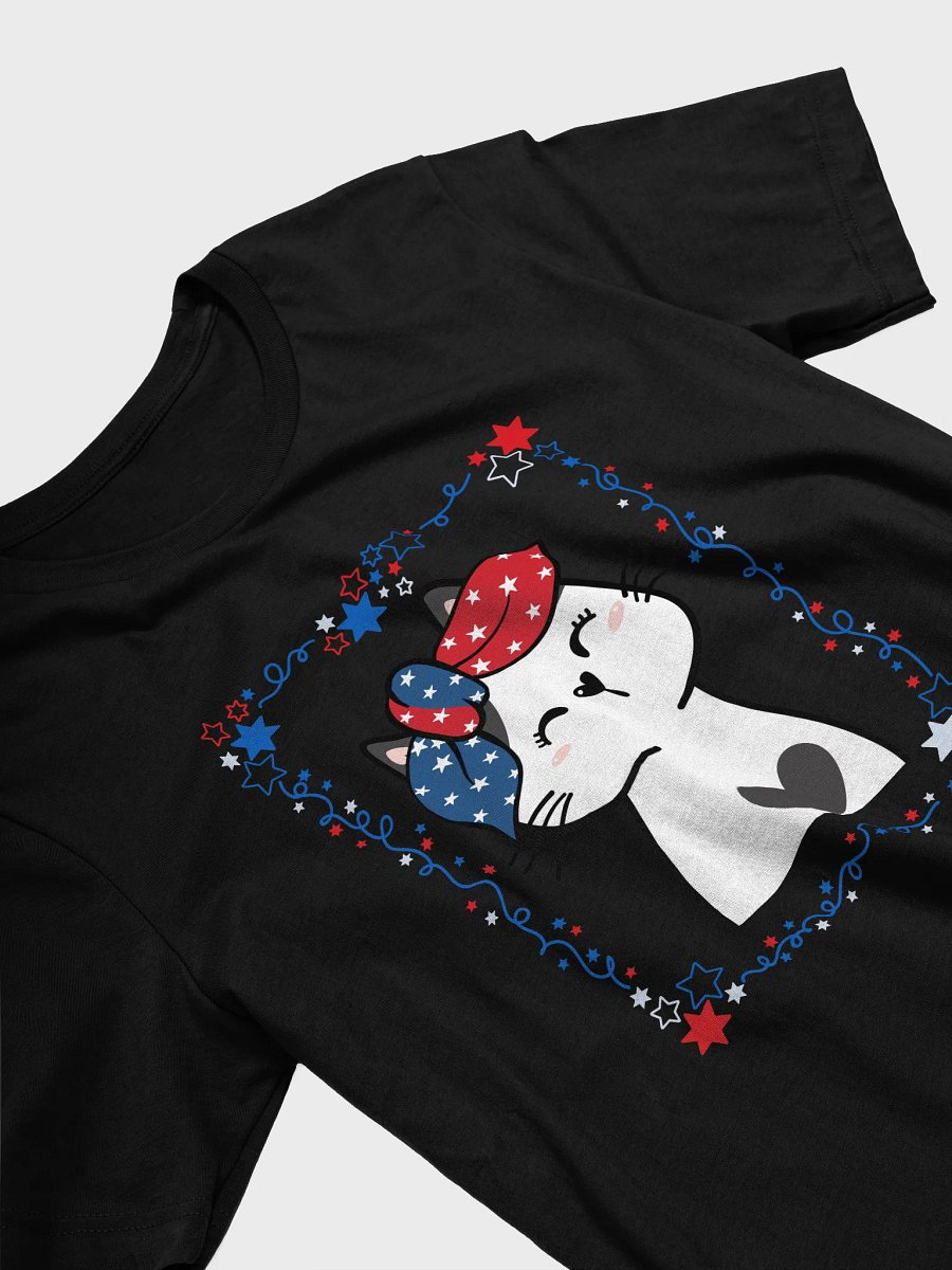 Cute Patriotic Cat 4th of July T-Shirt product image (7)