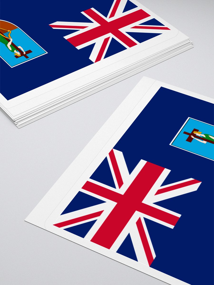 Exclusive Montserrat Flag Kiss-Cut Sticker by TDS Music - Unique Design (3" x 3", 4" x 4", 5.5" x 5.5") product image (12)
