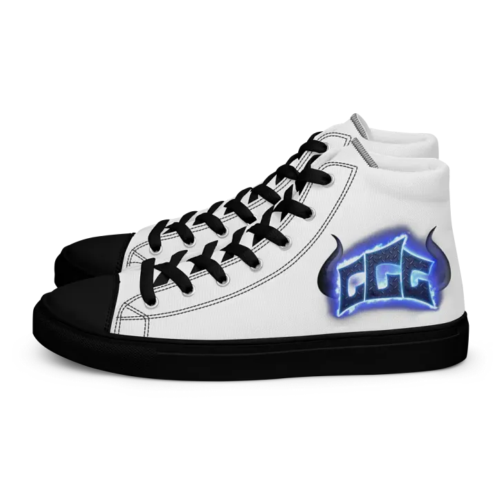 GGG Fire Logo High Top Canvas Shoes product image (1)