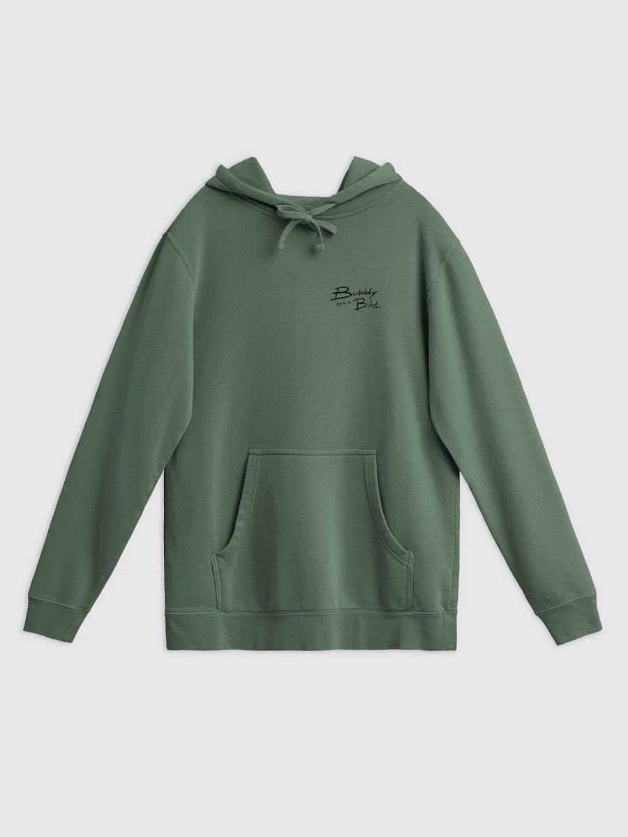 Bubbly and a B*tch (sm. design) printed pigment hoodie product image (3)