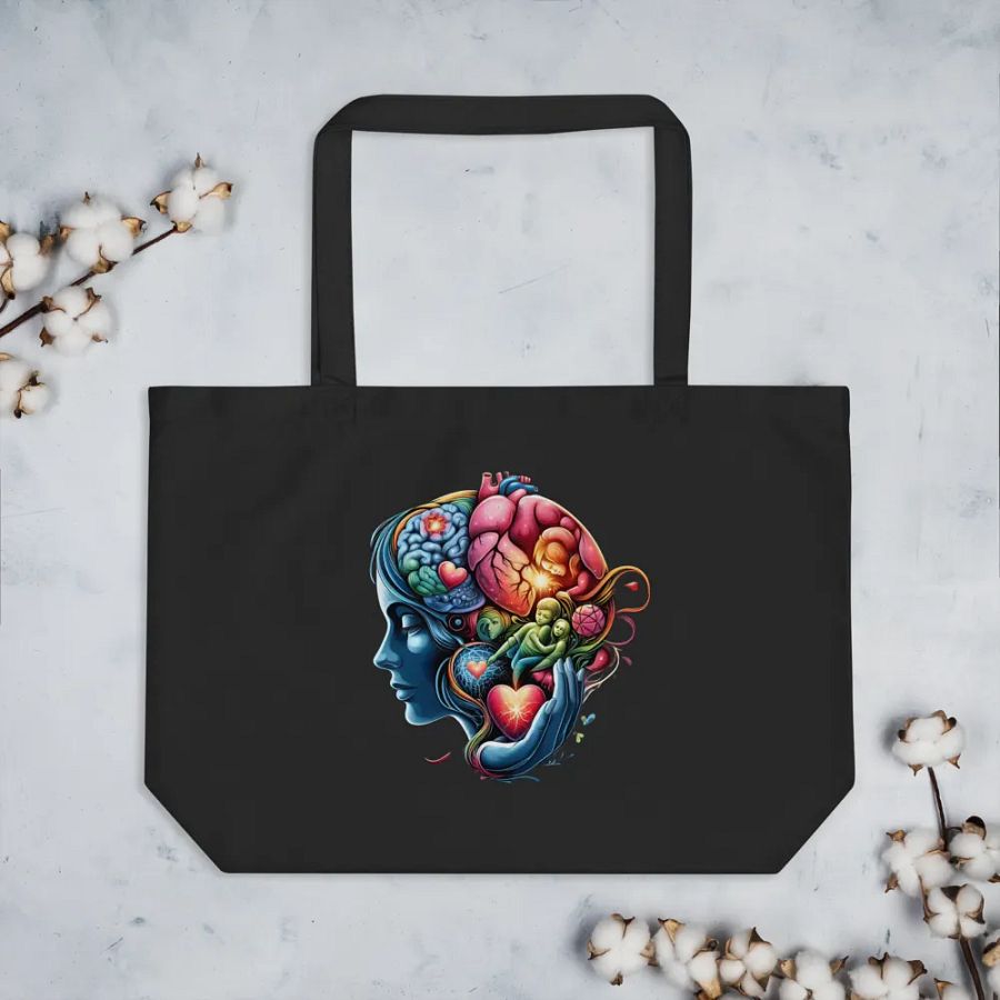 Psyche's Embrace Organic Tote product image (3)