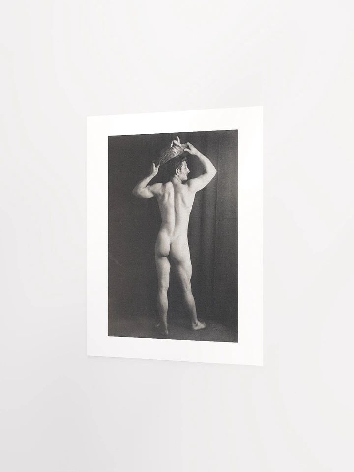 Academic Male Nude From Behind by Wilhelm von Gloeden (c. 1890) - Print product image (2)