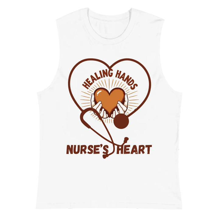 Healing Hands Nurse's Heart Muscle Tank product image (6)