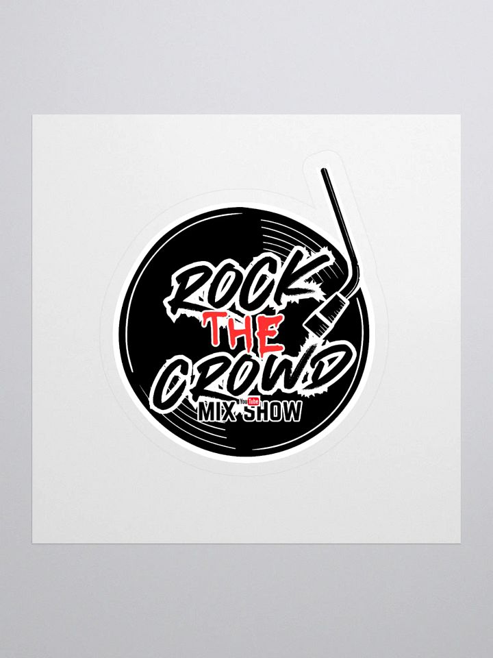 Rock The Crowd Vinyl Logo Sticker product image (1)