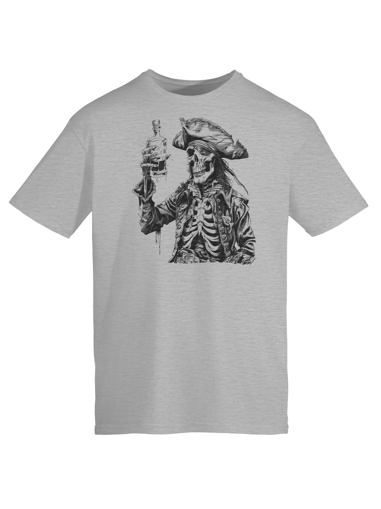 Pirate Skeleton Toast Unisex T-Shirt product image (9)