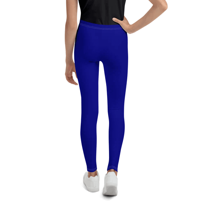 Youth Navy Blue Leggings Tights product image (2)