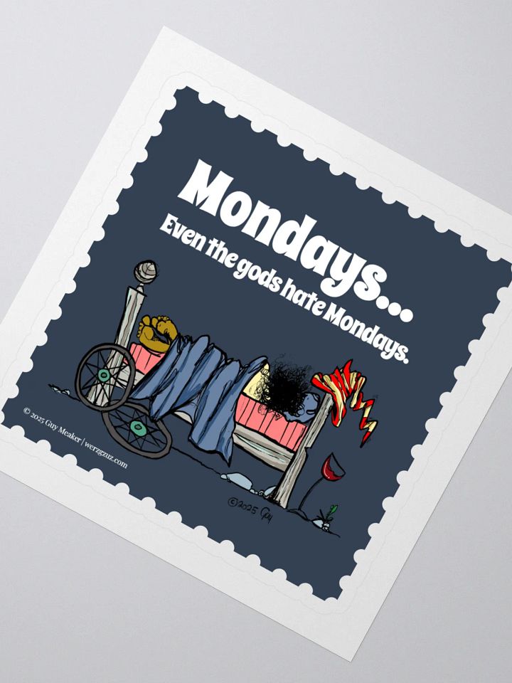 Mondays Suck Kiss Cut Stickers product image (2)