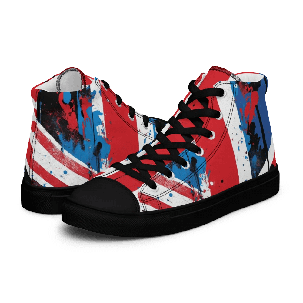 Union Jack Graffiti Shoes - Brit Artz Men's High Tops product image (9)