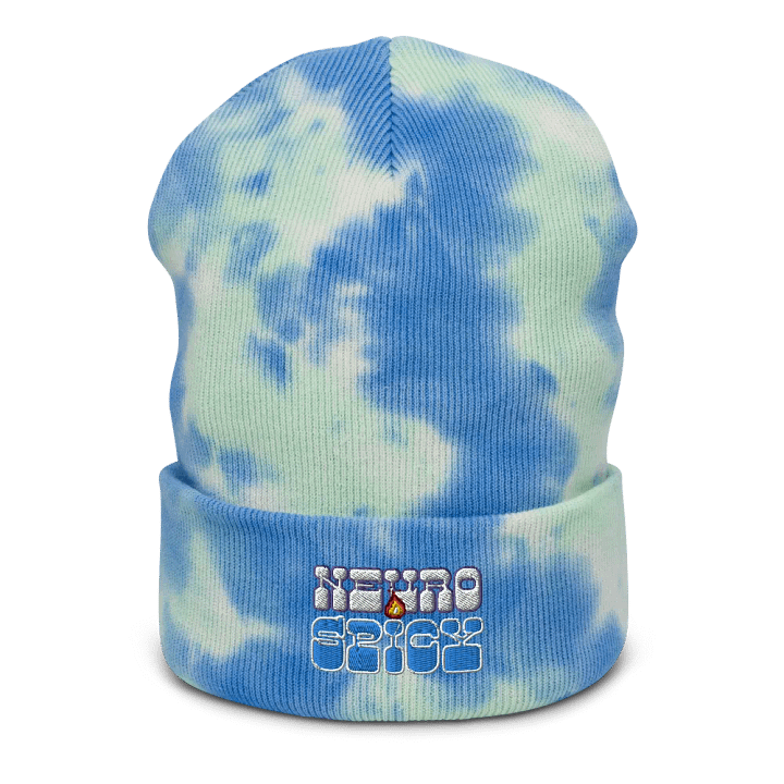 NEUROSPICY tie-dye beanie product image (1)