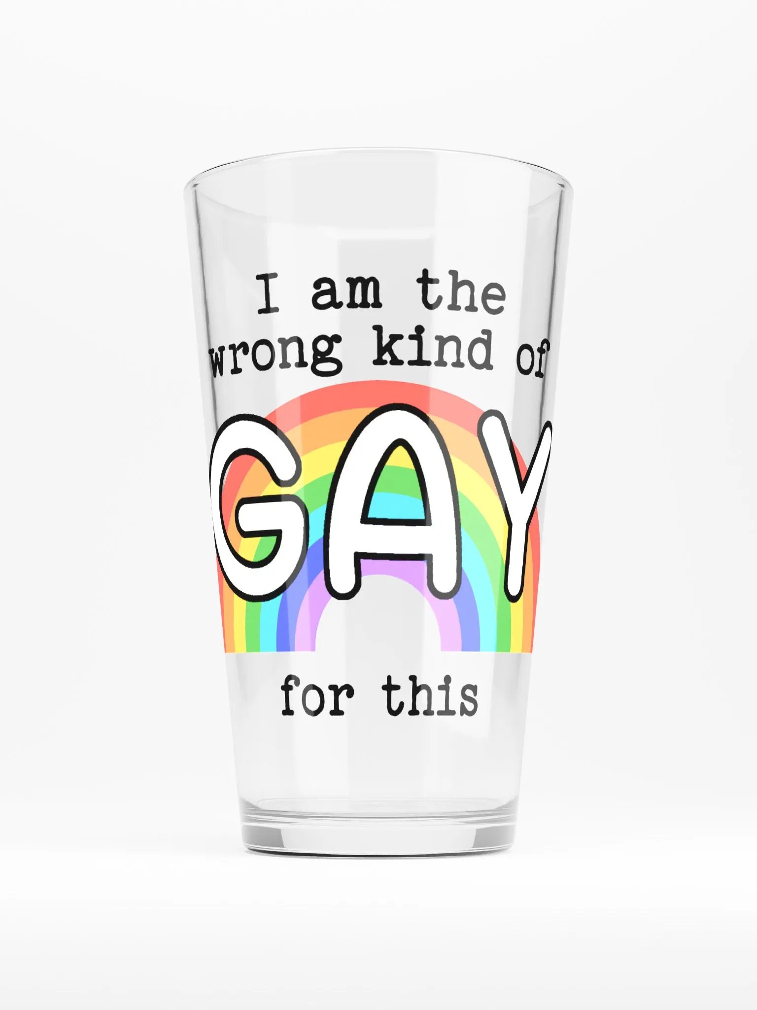 Wrong Kind of Gay (glass) product image (1)