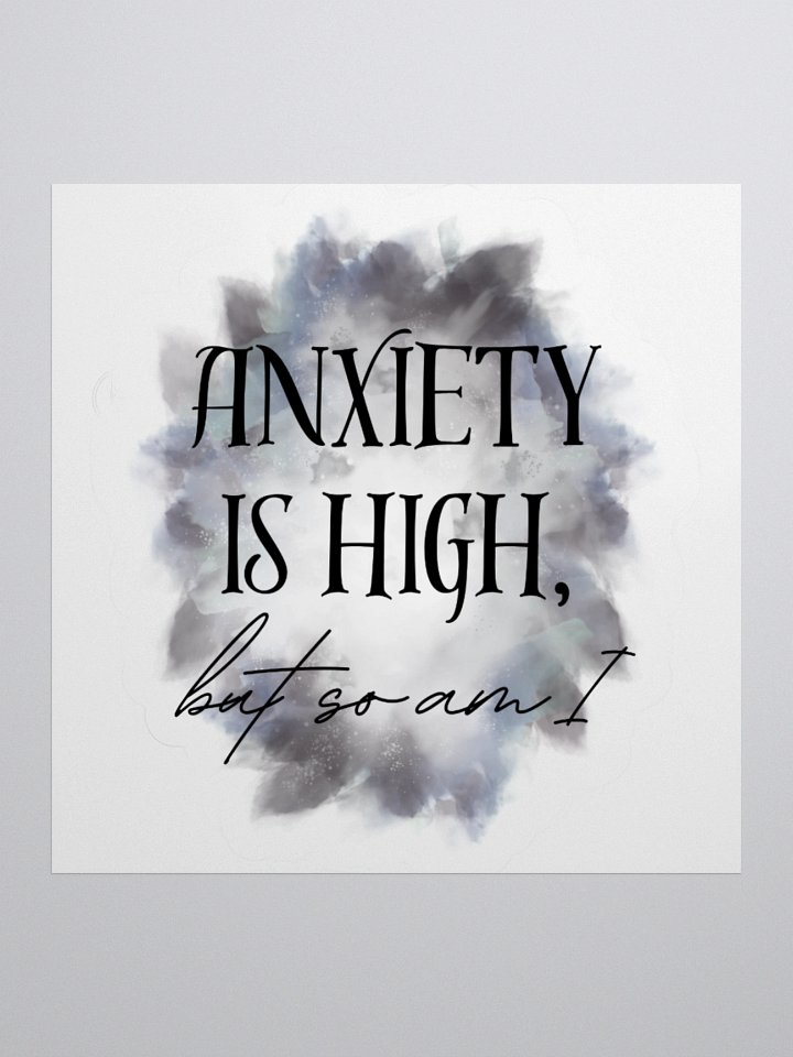 Anxiety is High Stickers product image (2)