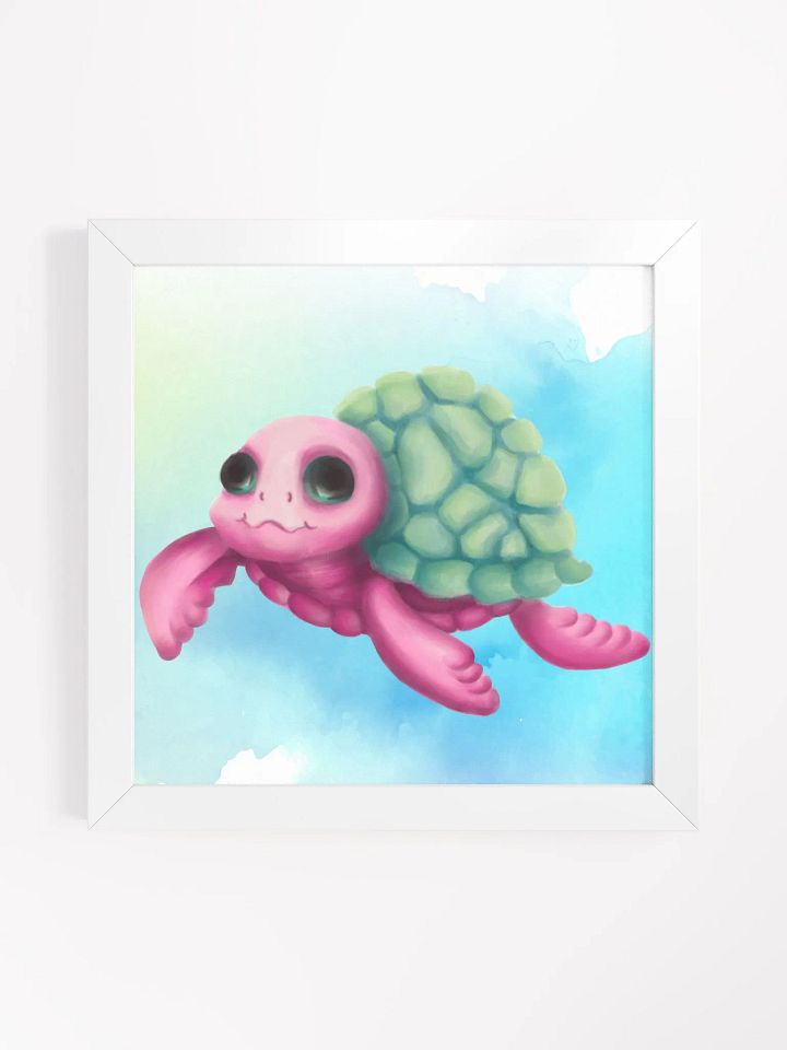 Sea Turtle Cutie Framed Print product image (17)
