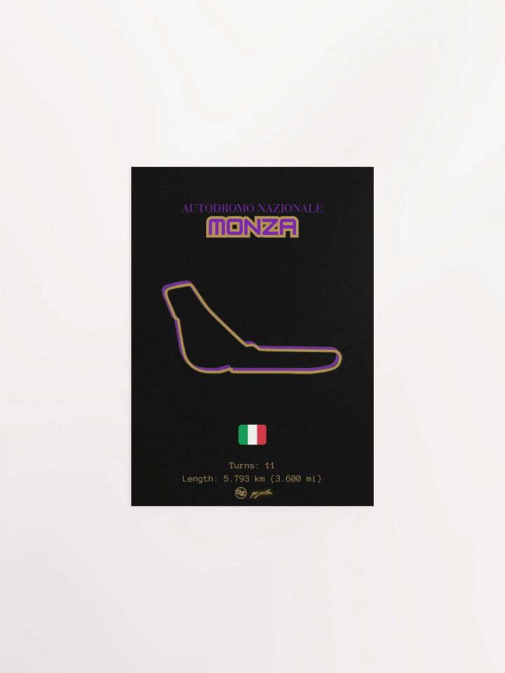 Monza Circuit| Enhanced Matte Poster product image (1)