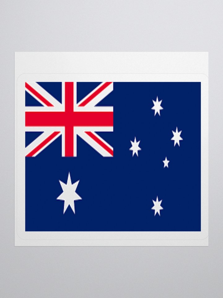 Exclusive Australia Flag Kiss-Cut Stickers - High-Quality Vinyl, Multiple Sizes product image (3)