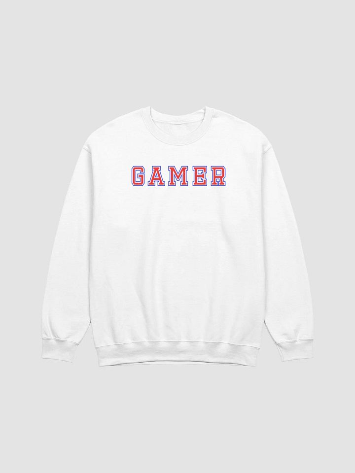 Patriotic Gamer Crewneck (Blue/Red) product image (1)