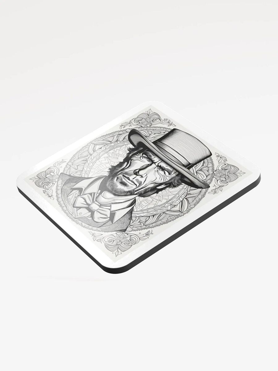 Symmetrical Gentleman Cork Coaster product image (3)