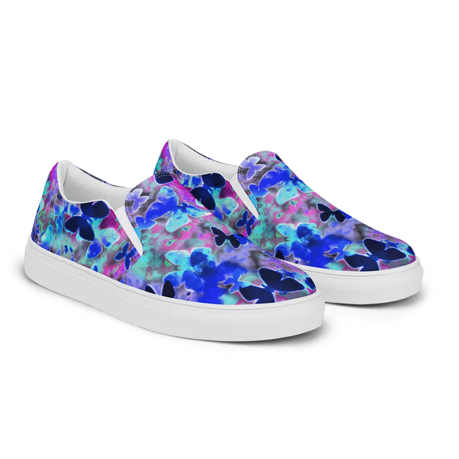 Butterfly nebula slip on canvas shoes (womens) product image (10)