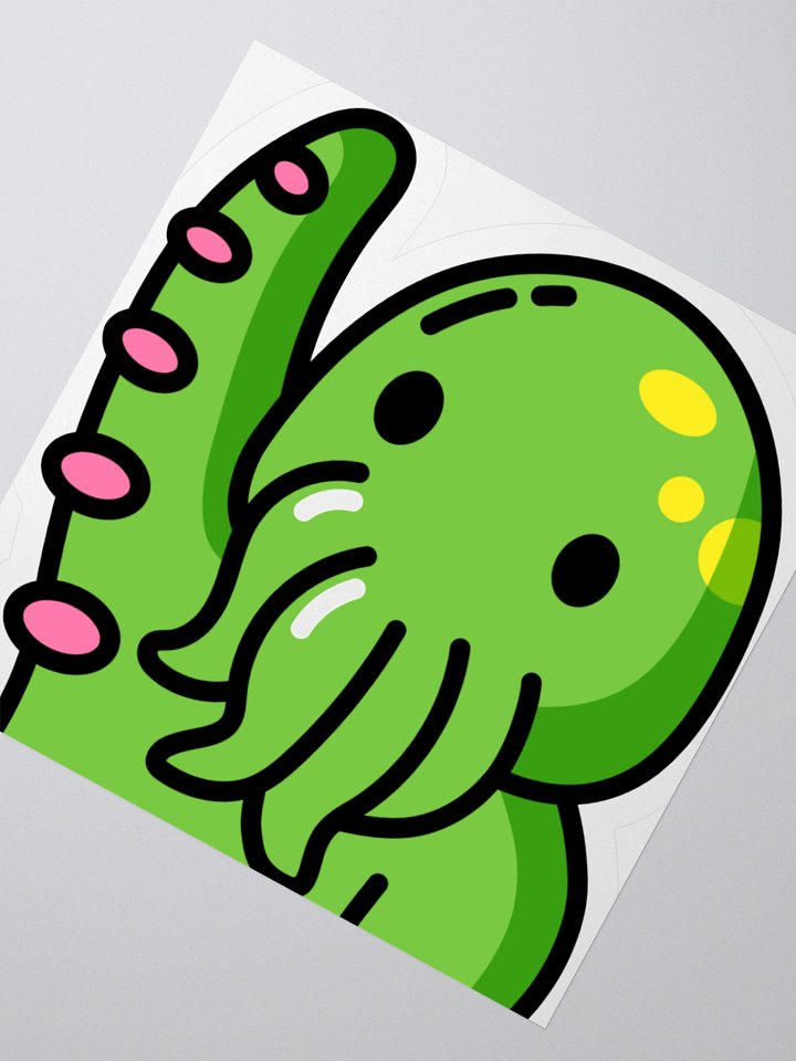 Cthulhu Hello Emote Sticker product image (2)