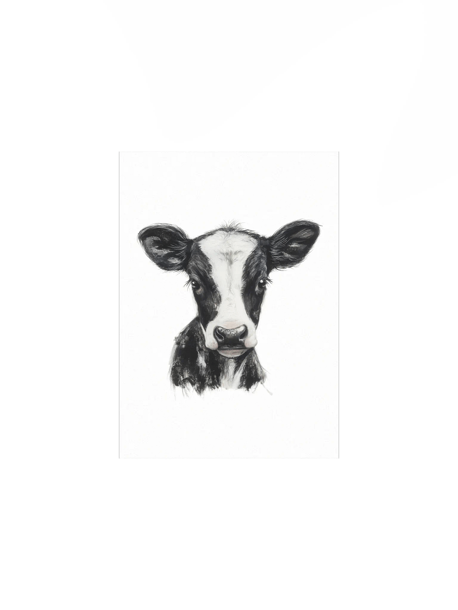 Cute Holstein Cow, Country Nursery Print product image (2)