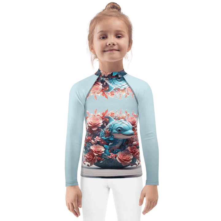Kids rash guard sea creature product image (1)