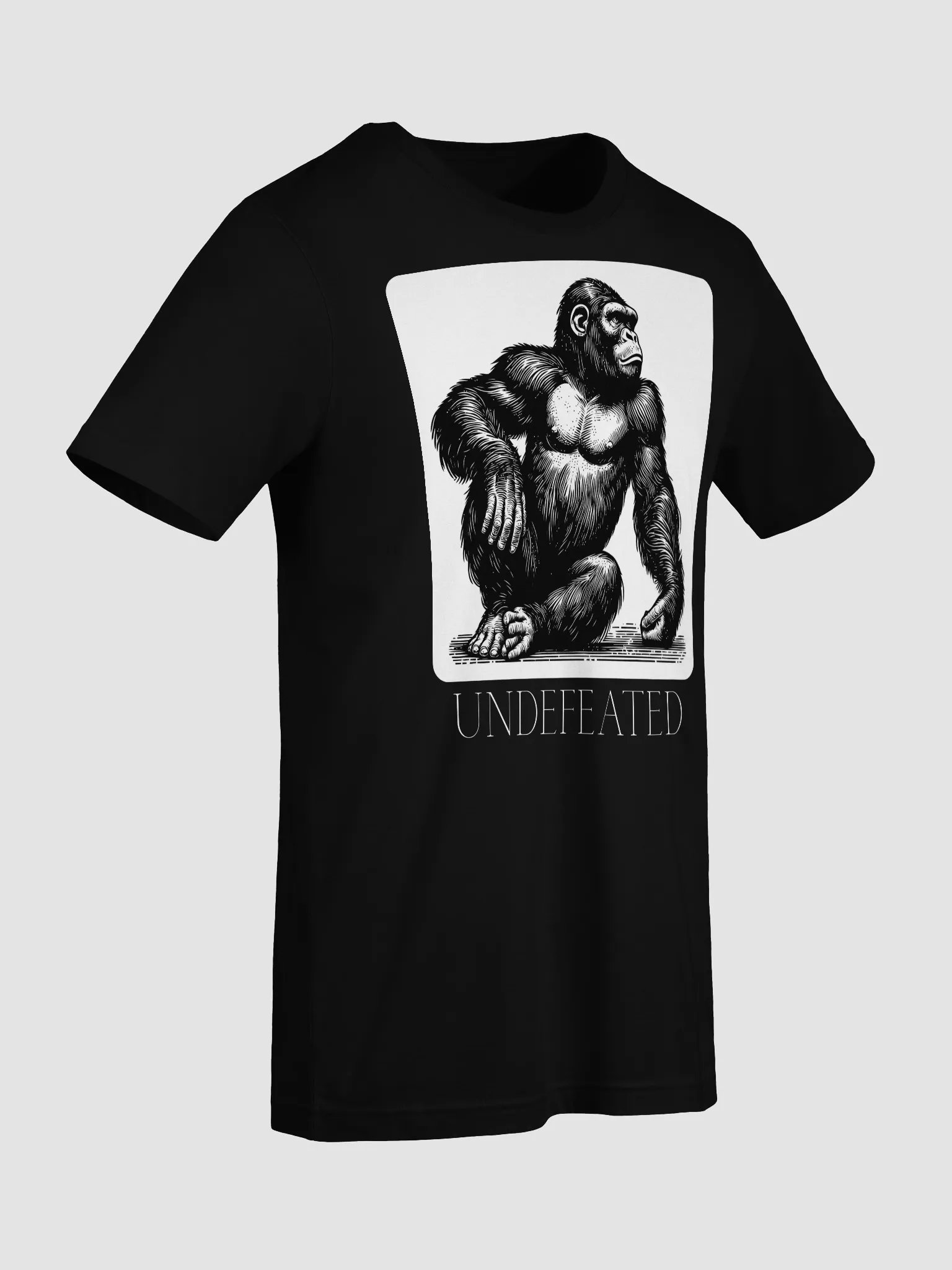 UNDEFEATED Gorilla Graphic Tee – Bella + Canvas 3001 Unisex Shirt product image (95)
