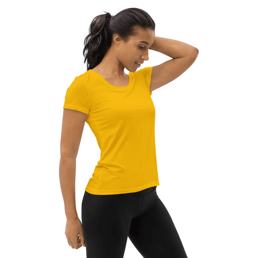 Plain Color Amber Athletic T-Shirt product image (4)