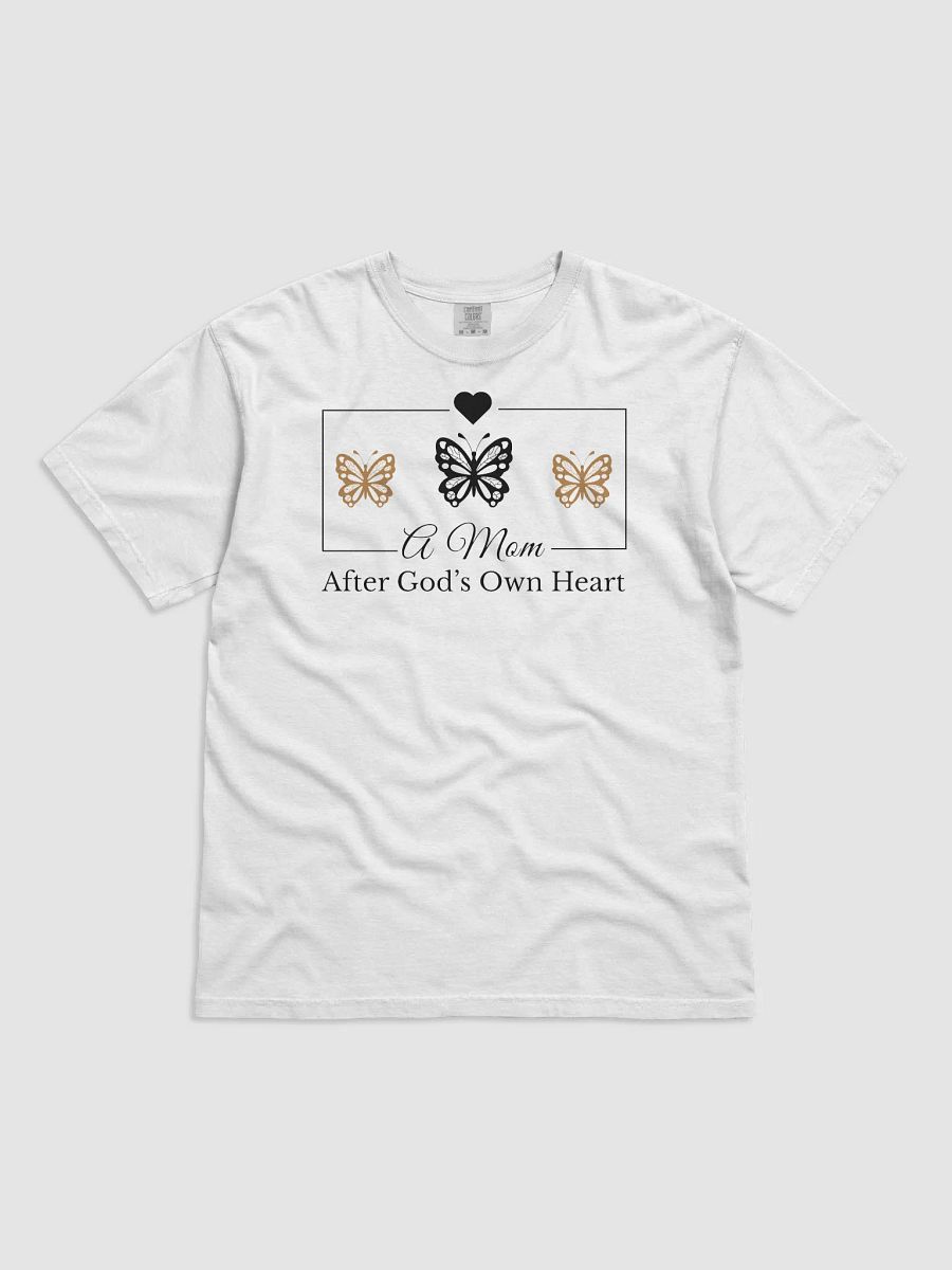 God`s Heart Mom, Comfort Colors T-shirt. product image (2)