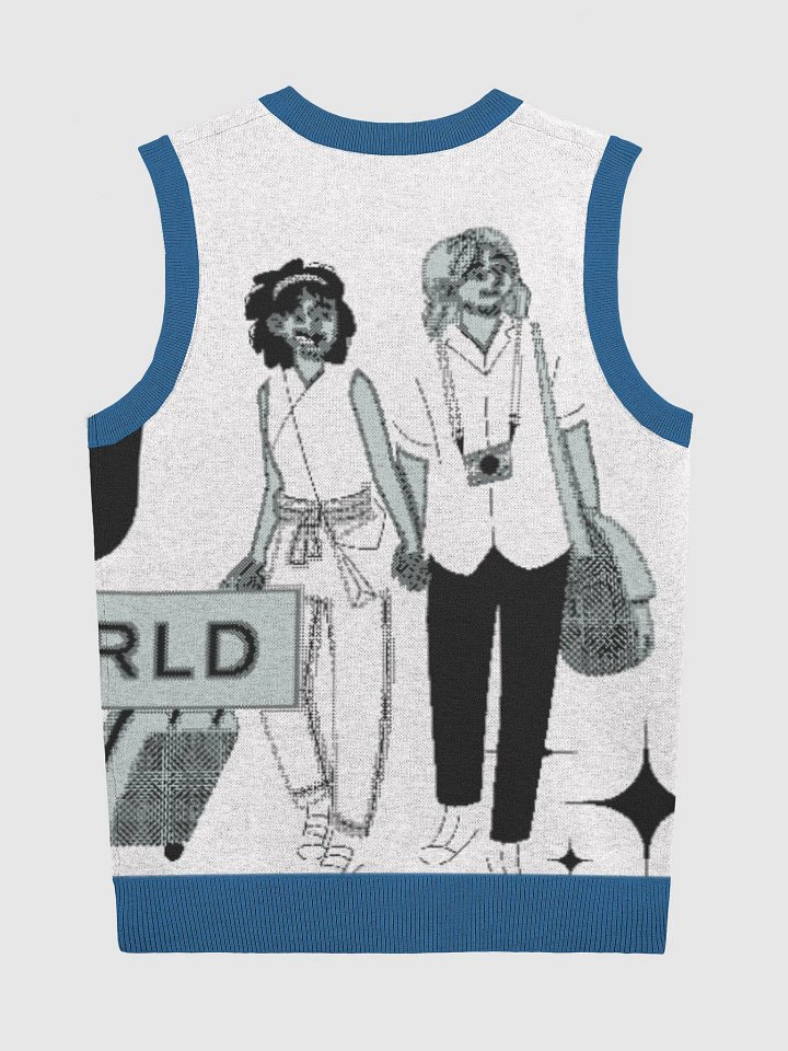 Wanderlust Jacquard V-Neck Vest product image (8)