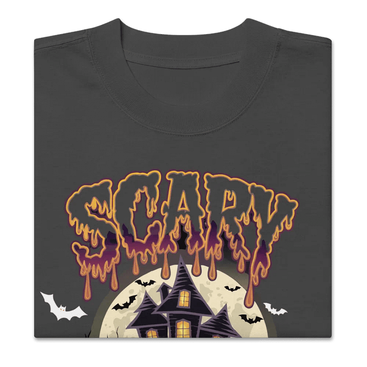 Glowing Haunted House Halloween T-Shirt product image (2)