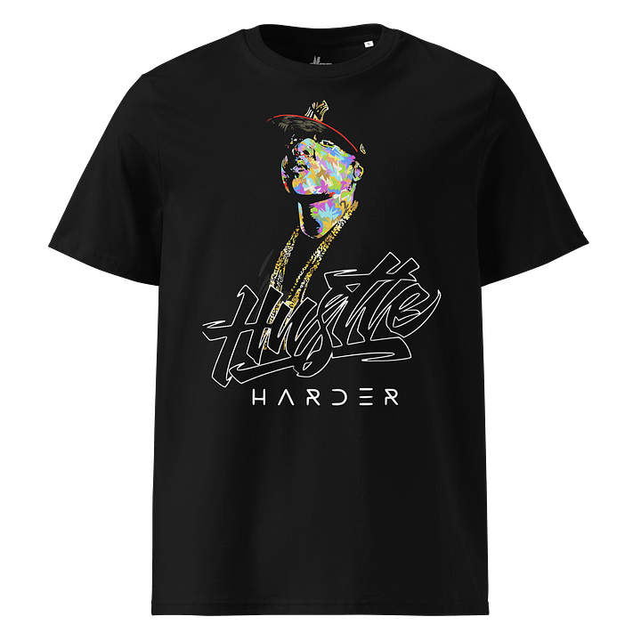 Jada Kiss Hustle harder Organic T-Shirt product image (1)